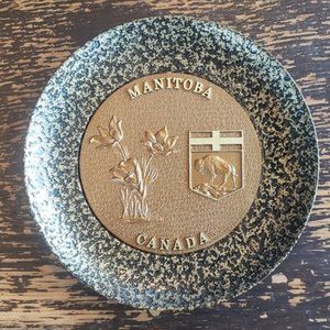 Manitoba Canada Collector Mini Wall Plate